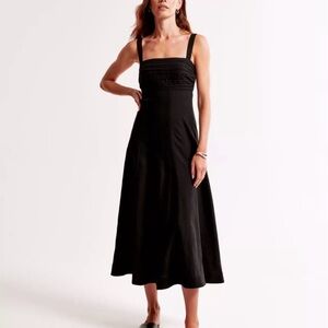 Abercrombie & Fitch Linen Black dress